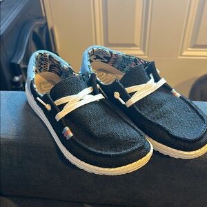 Hey Dude Black Casual Shoes